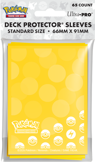 Deck Sleeves - Ultra Pro - Deck Protector - Pokémon - Lightning Type (65 ct.)