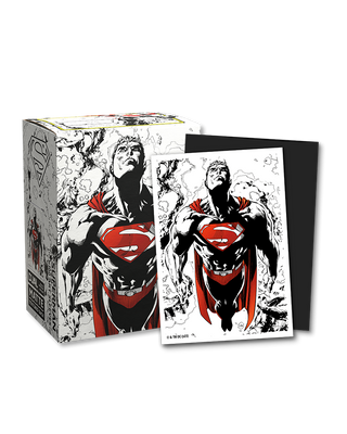 Deck Sleeves - Dragon Shield - Art - Dual - Superman Core - Red/White Variant (100 ct.)