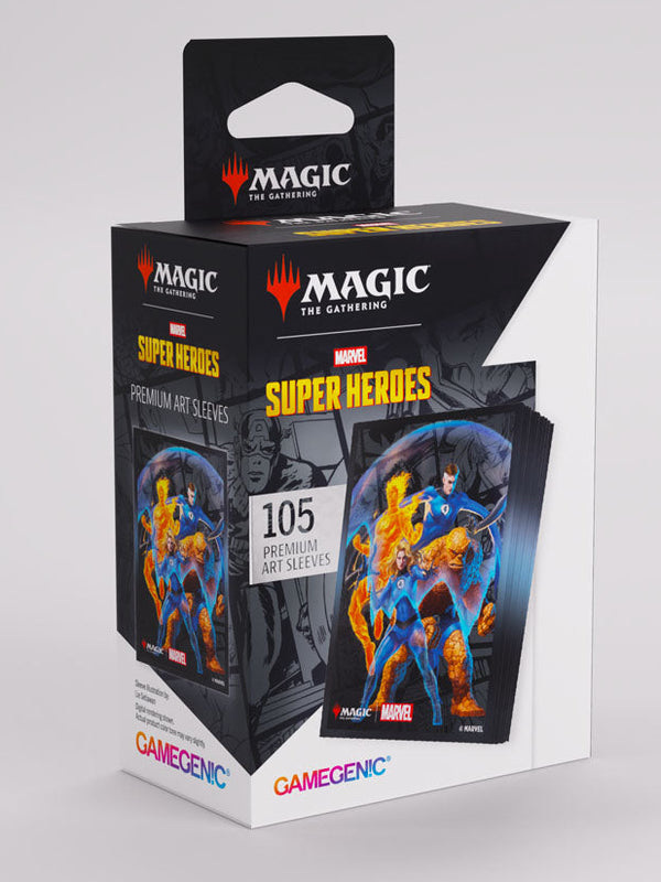 Deck Sleeves - Gamegenic - Premium Art Sleeve - MtG - Marvel Super Heroes - The Fantastic Four (105 ct.)