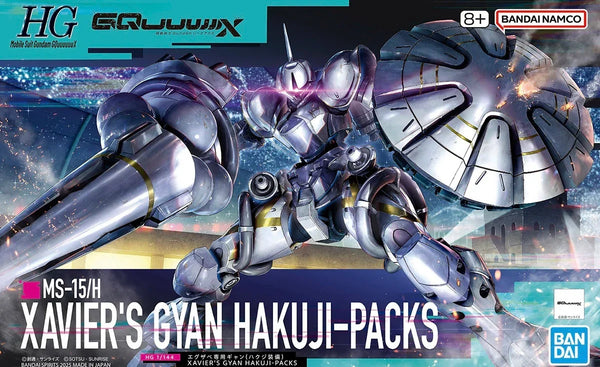 Bandai Hobby -  Gundam GQuuuuuX - HG Xavier's Gyan Hakuji-Packs 1/144 Model Kit