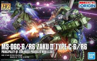 Bandai Hobby -  Mobile Suit Gundam - HG Zaku II Type C-6/R6 1/144 Model Kit