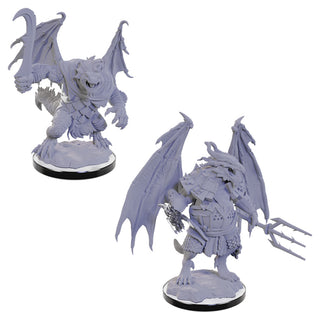 D&D - Nolzur's Marvelous Unpainted Miniatures - Draconian Mage & Foot Soldier