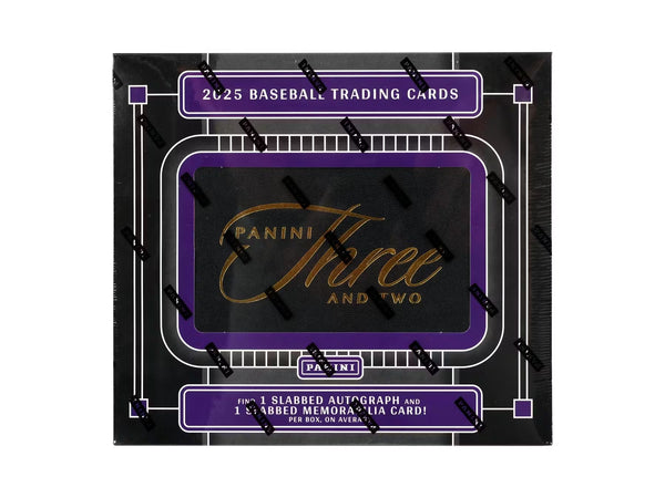 2025 Panini Three & Two Baseball Hobby Box