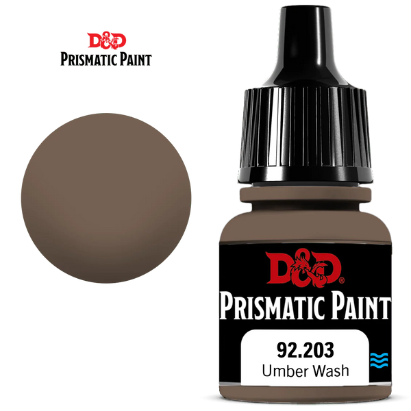 Painting - WizKids - D&D - Prismatic Paint - Wash - Umber Wash (8 ml.)