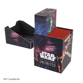 Deck Box - Gamegenic - Star Wars: Unlimited - Soft Crate - X-Wing/TIE Fighter