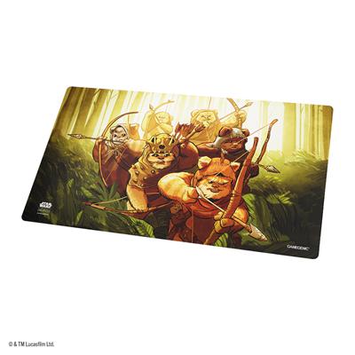 (NOT FOR SALE UNTIL 10/09/2026) Playmat - Gamegenic Double-Sided - Star Wars: Unlimited TCG - Wicket & Ewoks