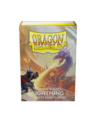 Deck Sleeves (Small) - Dragon Shield - Japanese - Matte Dual - Lightning (60 ct.)