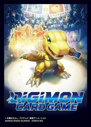 Deck Sleeves - Bandai - Digimon - Official Sleeves Set 1 (2024) - Agumon (60 ct.)
