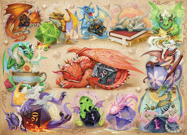 D20 Dragons - Jigsaw Puzzle (500 Pcs.)