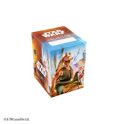 (NOT FOR SALE UNTIL 10/09/2026) Deck Box - Gamegenic - Star Wars: Unlimited - Soft Crate - Jar Jar Binks