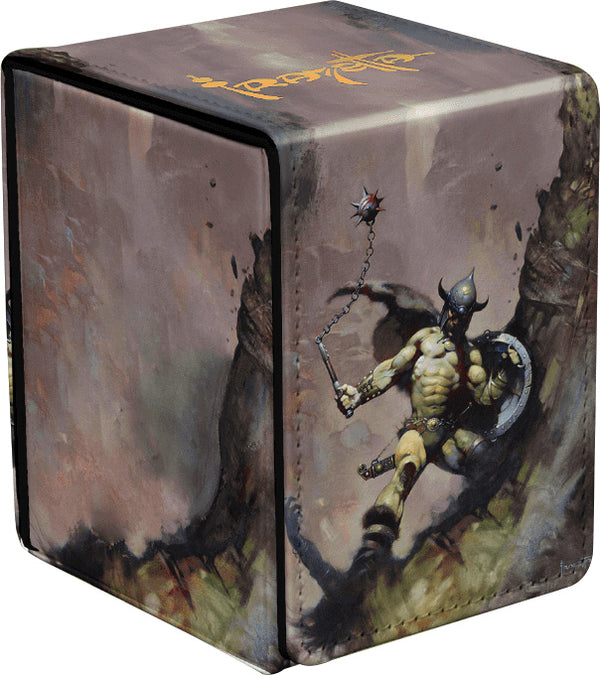 Deck Box - Ultra Pro - Alcove Flip - Frank Frazetta - Warrior With Ball and Chain
