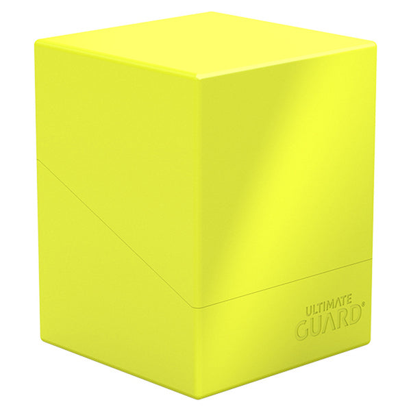 Deck Box - Ultimate Guard - Boulder Deck Case 100+ - Solid Color Neon Yellow