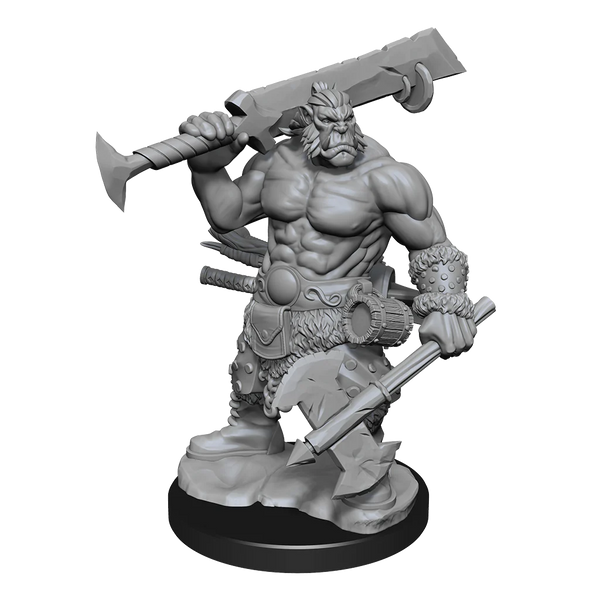 D&D - Frameworks Miniatures - Orc Barbarian Male