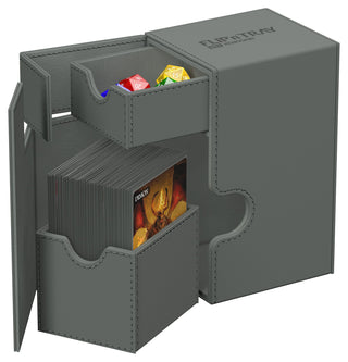 Deck Box - Ultimate Guard - Flip 'n' Tray 80+ - Monocolor Grey