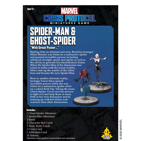 Marvel Crisis Protocol - Spider-Man & Ghost-Spider Character Pack