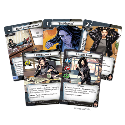 (NOT FOR SALE UNTIL 08/21/2026) Marvel Champions - Jessica Jones Hero Pack