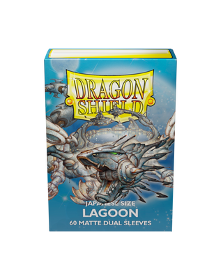 Deck Sleeves (Small) - Dragon Shield - Japanese - Matte Dual - Lagoon (60 ct.)