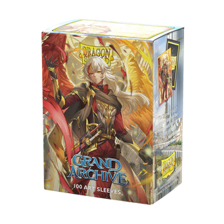 Deck Sleeves - Dragon Shield - Dual Art - Matte - Grand Archive - Azrael, Archangel of Materia (100 ct.)