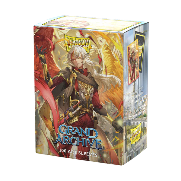Deck Sleeves - Dragon Shield - Dual Art - Matte - Grand Archive - Azrael, Archangel of Materia (100 ct.)