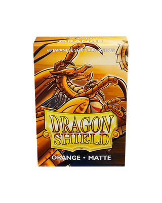 Deck Sleeves (Small) - Dragon Shield - Japanese - Matte - Orange (60 ct.)