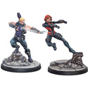 Marvel Crisis Protocol - Hawkeye & Black Widow Agent of S.H.I.E.L.D. Character Pack