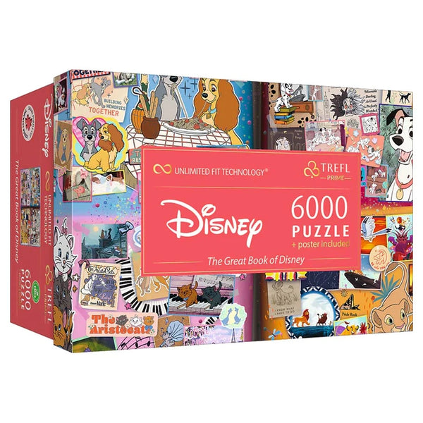 Puzzle - Disney - The Great Book of Disney (6000 pc.)