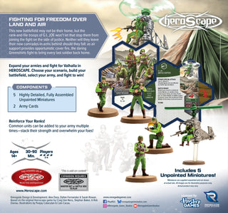 Heroscape - G.I. Joe - Greenshirts & Battle Copter Common Army Expansion