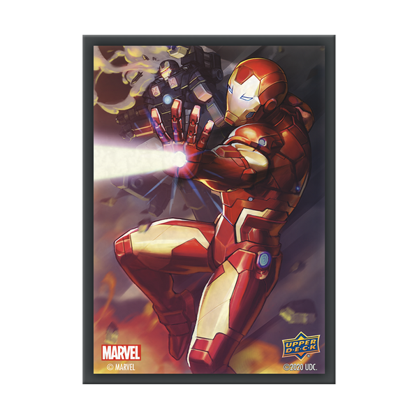 Deck Sleeves - Upper Deck - Deck Protector - Marvel - Iron Man (65 ct.)