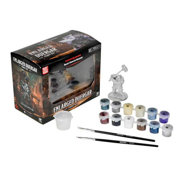 Painting - WizKids - D&D - Nolzur's Marvelous Unpainted Miniatures - Paint Night Kit - Enlarged Duergar