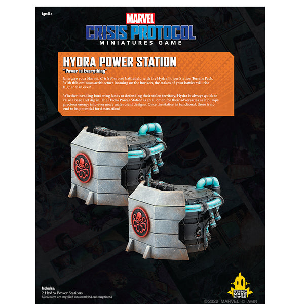 Marvel Crisis Protocol - Hydra Power Station Terrain Pack
