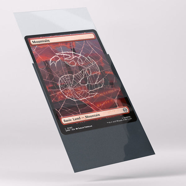 Deck Sleeves - Gamegenic - Premium Art Sleeve - MtG - Marvel Super Heroes - Premium Double Sleeving Pack - Cosmic Burst Red (105 ct.)