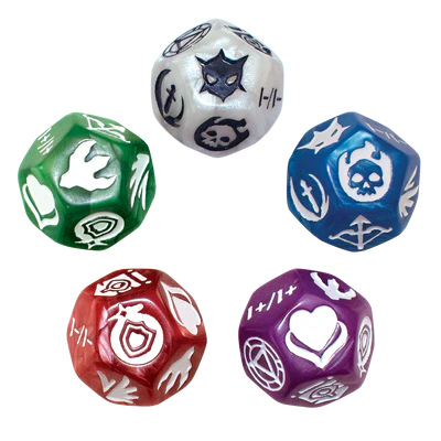 Dice - Ultra Pro - D12 Set (5 ct.) - Magic The Gathering Dice - 12 Sided Keyword Counters
