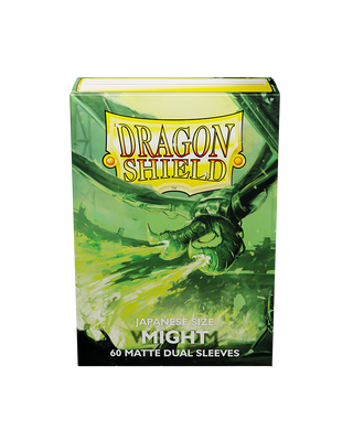 Deck Sleeves (Small) - Dragon Shield - Japanese - Matte Dual - Might (60 ct.)