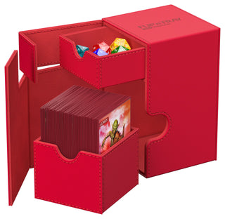 Deck Box - Ultimate Guard - Flip 'n' Tray 100+ - Monocolor Red