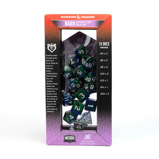 Dice - Sirius - Polyhedral RPG Set (15 ct.) - 16mm - Adventure Dice - Bard Blue