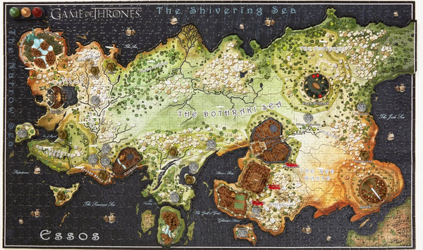 Game of Thrones - Puzzle of Essos - 3D Puzzle (1350+ Pcs.)