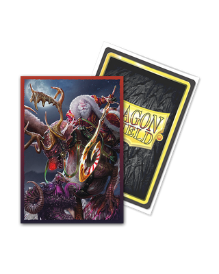 Deck Sleeves (Small) - Dragon Shield - Art - Brushed - Japanese - Christmas Dragon 2022 (60 ct.)