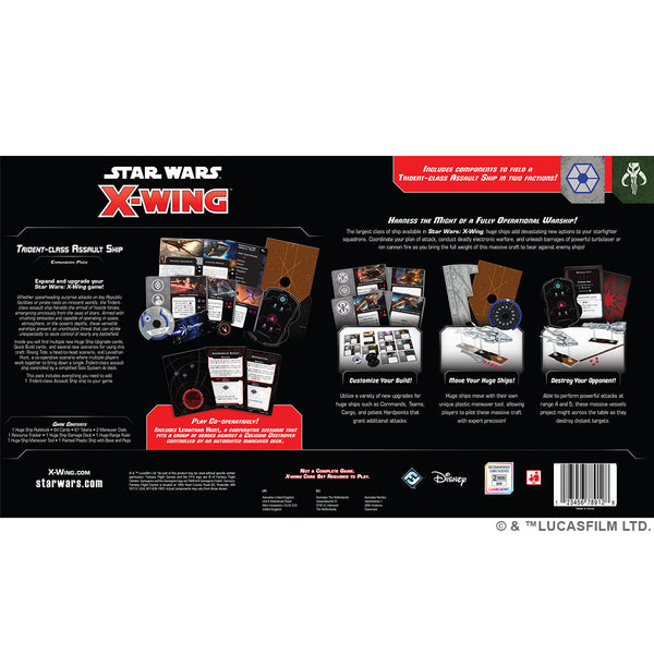 Star Wars X-Wing (2nd Edition) - Trident-class Assault Ship Expansion