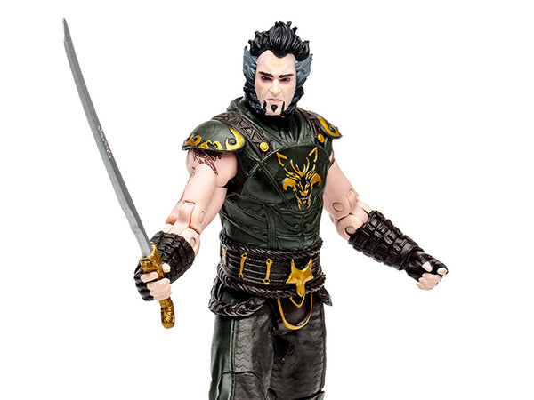 DC Comics - DC Multiverse - Batman: Arkham City - Ra's Al Ghul 7" Action Figure + Collect to Build