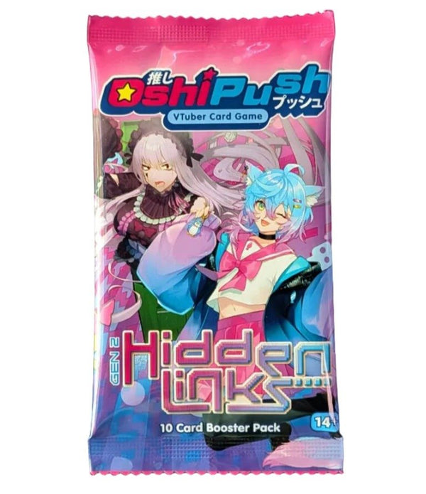 Oshi Push TCG VTuber Card Game - Hidden Links Booster Pack