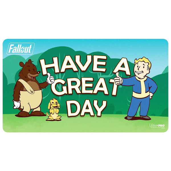 Playmat - Ultra Pro - Fallout - Black Stitched - Have a Great Day