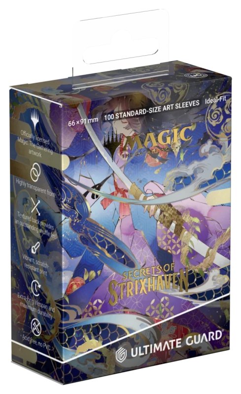 Deck Sleeves - Ultimate Guard - Art Sleeve (100 ct.) - MtG - Secrets of Strixhaven - Force of Will (Japanese Art)