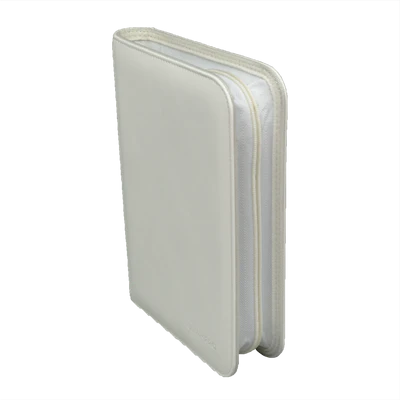 Binder - Ultra Pro - 4-Pocket Zippered Album - PRO-Binder - Vivid White