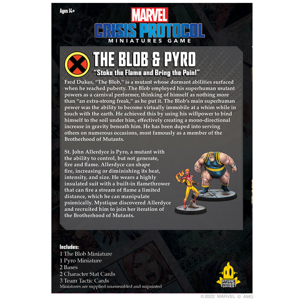 Marvel Crisis Protocol - The Blob & Pyro Character Pack