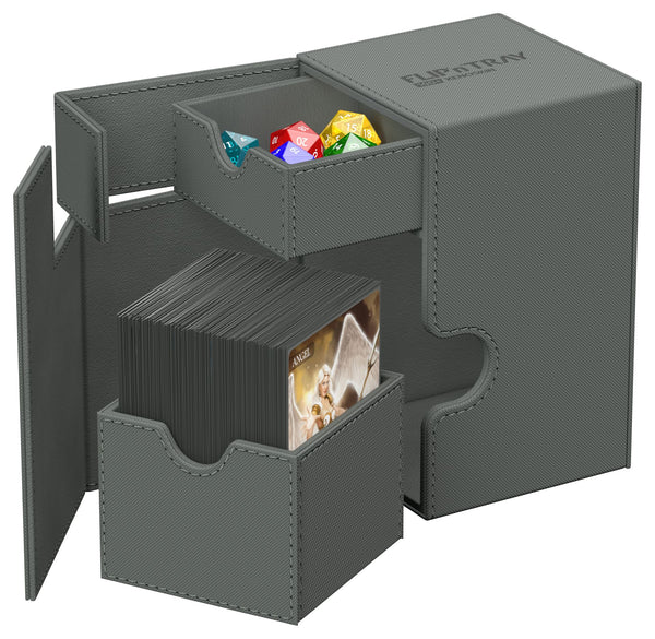 Deck Box - Ultimate Guard - Flip 'n' Tray 100+ - Monocolor Grey