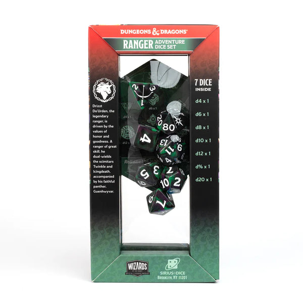 Dice - Sirius - Polyhedral RPG Set (7 ct.) - 16mm - Adventure Dice - Legend of Drizzt