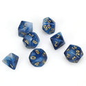 Dice - Chessex - Polyhedral Set (7 ct.) - 16mm - Phantom - Teal/Gold