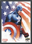Deck Sleeves - Upper Deck - Deck Protector - Marvel - Captain America (65 ct.)