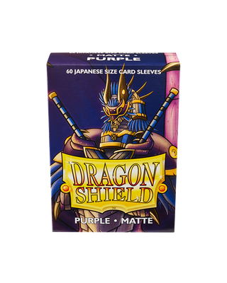 Deck Sleeves (Small) - Dragon Shield - Japanese - Matte - Purple (60 ct.)