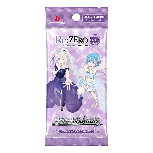Weiss Schwarz TCG - Re:Zero -Starting Life in Another World- Vol. 3 Booster Pack